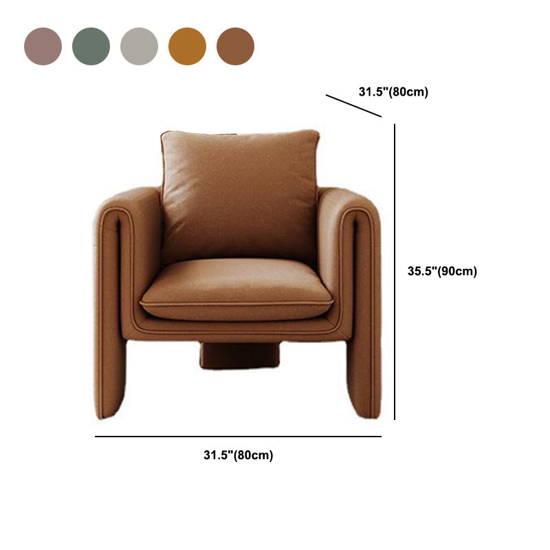 35.43" High Velvet Armless Chair Solid Wood Frame Chair for Living Room Clearhalo 'Accent Chairs' 'accent_chairs' 'Chairs & Seating' 'furn' 'furn_accent_chairs' 'Furniture' 'Living Room Furniture' 6142131