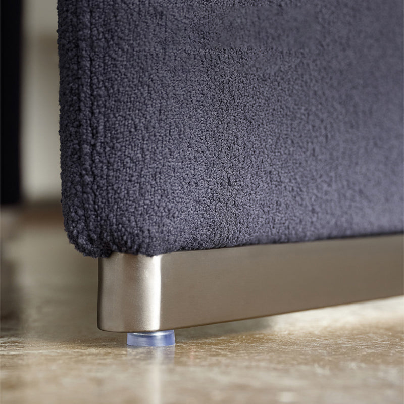 Wool Armless Chair 28.34" High Metal Frame Chair for Living Room Clearhalo 'Accent Chairs' 'accent_chairs' 'Chairs & Seating' 'furn' 'furn_accent_chairs' 'Furniture' 'Living Room Furniture' 6142142