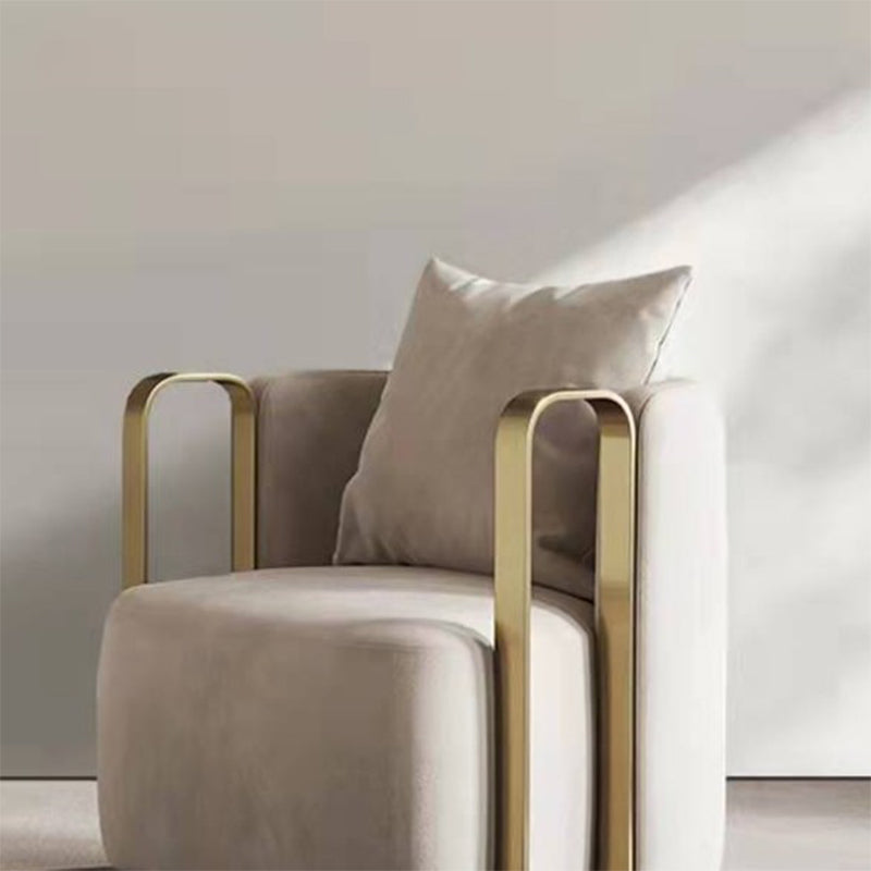 27.16" High Armchair Recessed Arms Included Chair for Living Room Clearhalo 'Accent Chairs' 'accent_chairs' 'Chairs & Seating' 'furn' 'furn_accent_chairs' 'Furniture' 'Living Room Furniture' 6142188