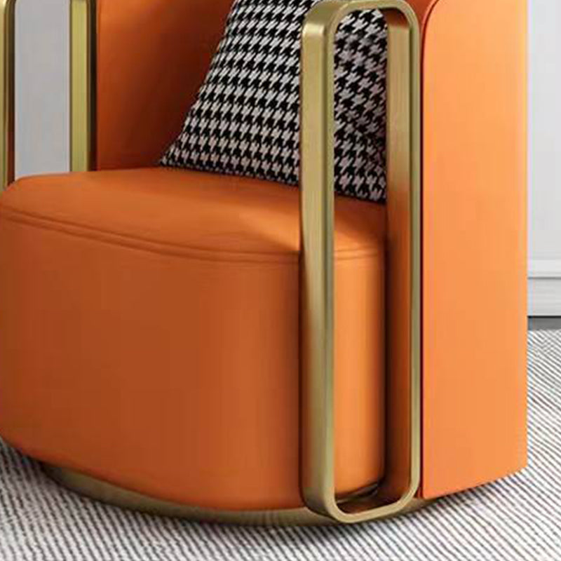 27.16" High Armchair Recessed Arms Included Chair for Living Room Clearhalo 'Accent Chairs' 'accent_chairs' 'Chairs & Seating' 'furn' 'furn_accent_chairs' 'Furniture' 'Living Room Furniture' 6142189