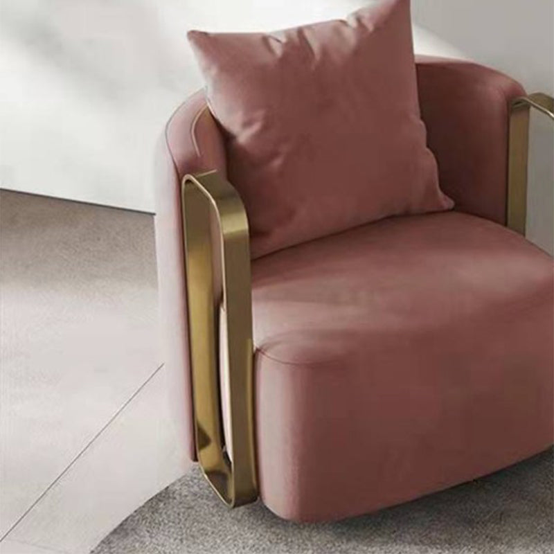 27.16" High Armchair Recessed Arms Included Chair for Living Room Clearhalo 'Accent Chairs' 'accent_chairs' 'Chairs & Seating' 'furn' 'furn_accent_chairs' 'Furniture' 'Living Room Furniture' 6142191