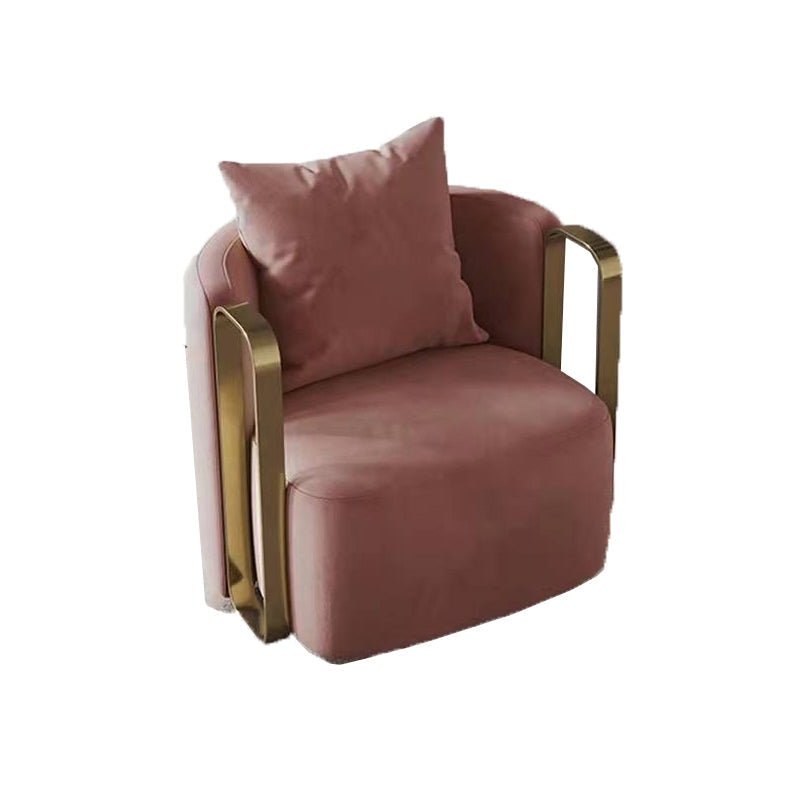 27.16" High Armchair Recessed Arms Included Chair for Living Room Clearhalo 'Accent Chairs' 'accent_chairs' 'Chairs & Seating' 'furn' 'furn_accent_chairs' 'Furniture' 'Living Room Furniture' 6142193