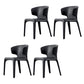 Contemporary Chair Dining Chairs with Metal Legs for Kitchen