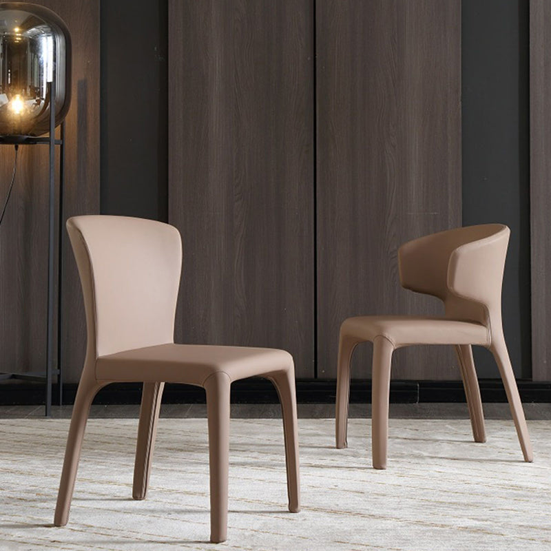 Contemporary Chair Dining Chairs with Metal Legs for Kitchen