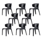 Contemporary Chair Dining Chairs with Metal Legs for Kitchen
