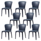 Contemporary Chair Dining Chairs with Metal Legs for Kitchen