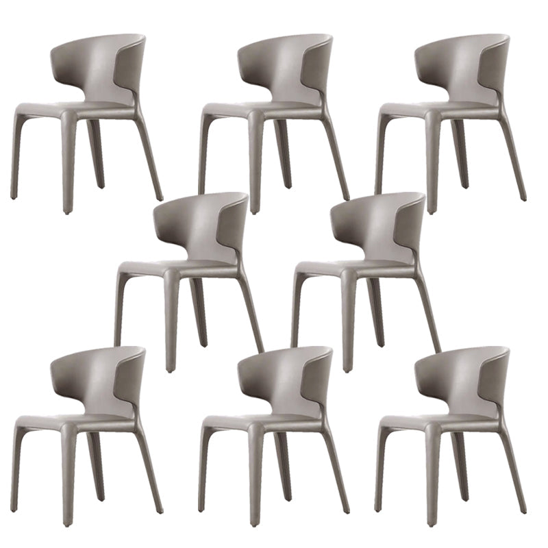 Contemporary Chair Dining Chairs with Metal Legs for Kitchen