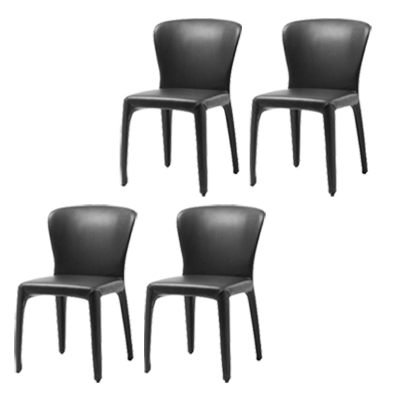 Contemporary Chair Dining Chairs with Metal Legs for Kitchen