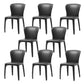 Contemporary Chair Dining Chairs with Metal Legs for Kitchen