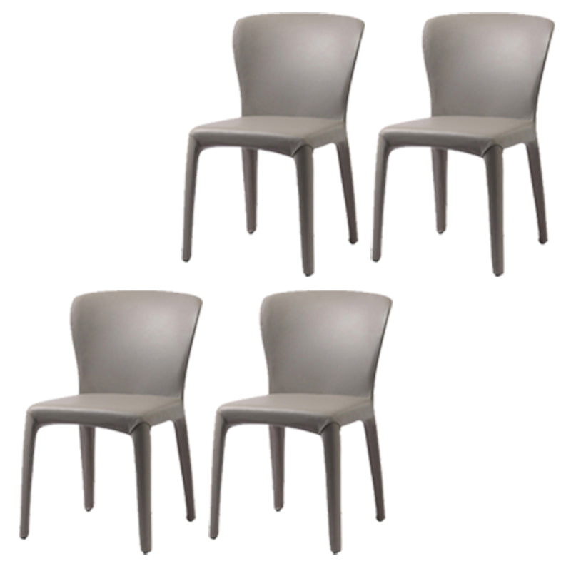 Contemporary Chair Dining Chairs with Metal Legs for Kitchen