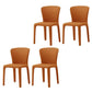 Contemporary Chair Dining Chairs with Metal Legs for Kitchen