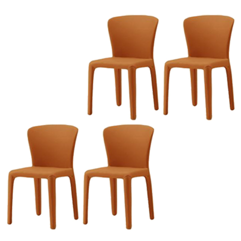 Contemporary Chair Dining Chairs with Metal Legs for Kitchen