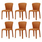Contemporary Chair Dining Chairs with Metal Legs for Kitchen