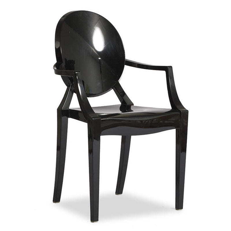 スカンジナビアのプラスチックダイニングチェアオープンホームダイニングサイドチェア