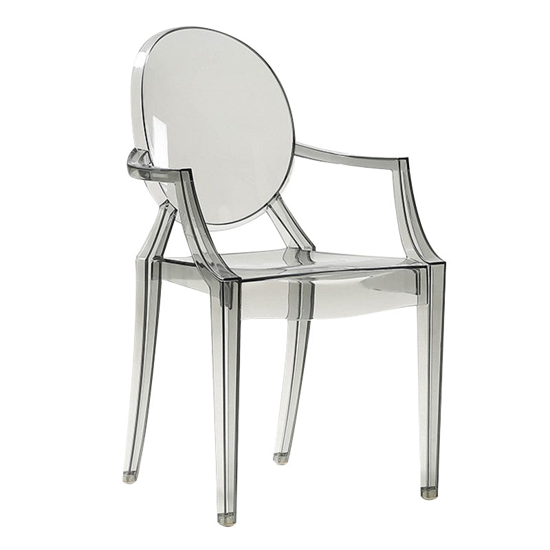 スカンジナビアのプラスチックダイニングチェアオープンホームダイニングサイドチェア