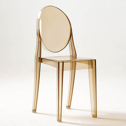 スカンジナビアのプラスチックダイニングチェアオープンホームダイニングサイドチェア