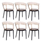 Contemporary Style Arm Chair Open Back Side Plastic Chair for Dining Room