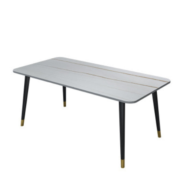 Modern 1/5/6/7 stukken Dinerset rechthoekige stenen eettafel voor eetkamer keuken