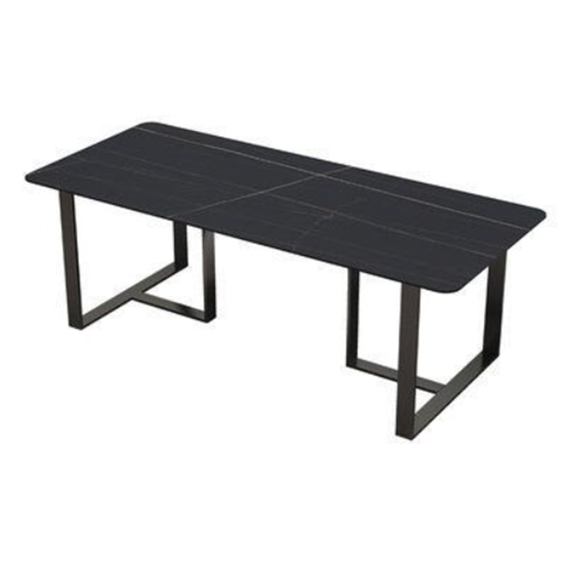 Modern 1/7 Pieces Dining Set Rectangle Stone Dining Table for Milk Tea Shop