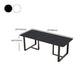 Modern 1/7 Pieces Dining Set Rectangle Stone Dining Table for Milk Tea Shop
