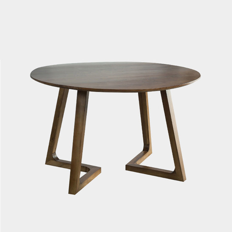 北欧1/2/5ピースダイニングセットダイニングルームキッチン用の丸い木製ダイニングテーブル