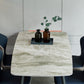 1/2/5/7 stuks rechthoek eetgelegenheidset moderne sintered stenen top dinette tafel set