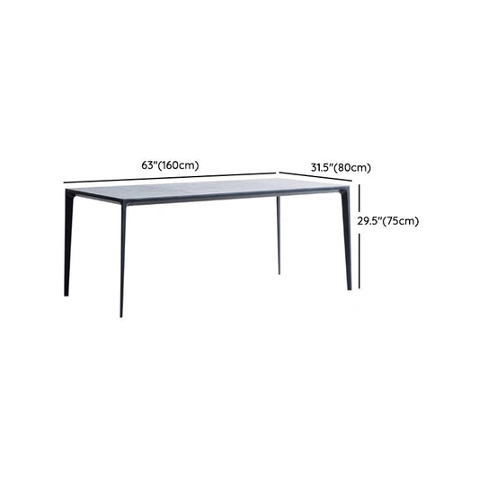 デザイナースタイル1/2/5/7ピース長方形のダイニングセット焼結ストーントップダイナーテーブルセット