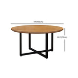 Nordic 1/5/7 Pieces Dining Set Round Wood Dining Table for Dining Room Clearhalo 'Dining Room Sets' 'Dining Tables & Seating' 'dining_room_set' 'furn' 'furn_dining_room_set' 'Furniture' 'Kitchen & Dining Furniture' 6146589