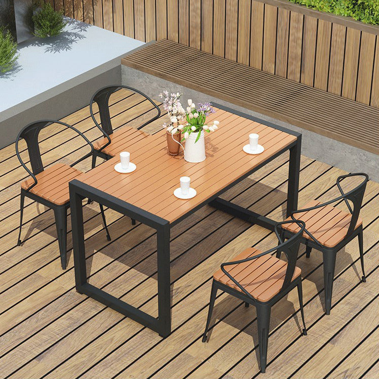 Moderne houten eettafel ingesteld 1/3/5 stukken eetkamer set voor huisgebruik