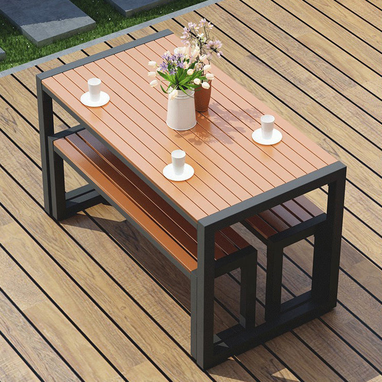 Moderne houten eettafel ingesteld 1/3/5 stukken eetkamer set voor huisgebruik