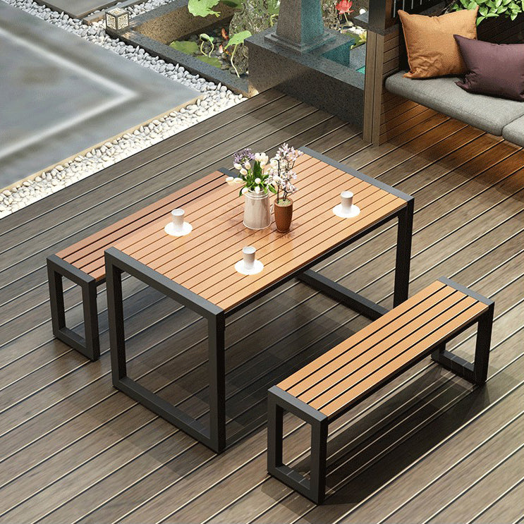 Moderne houten eettafel ingesteld 1/3/5 stukken eetkamer set voor huisgebruik