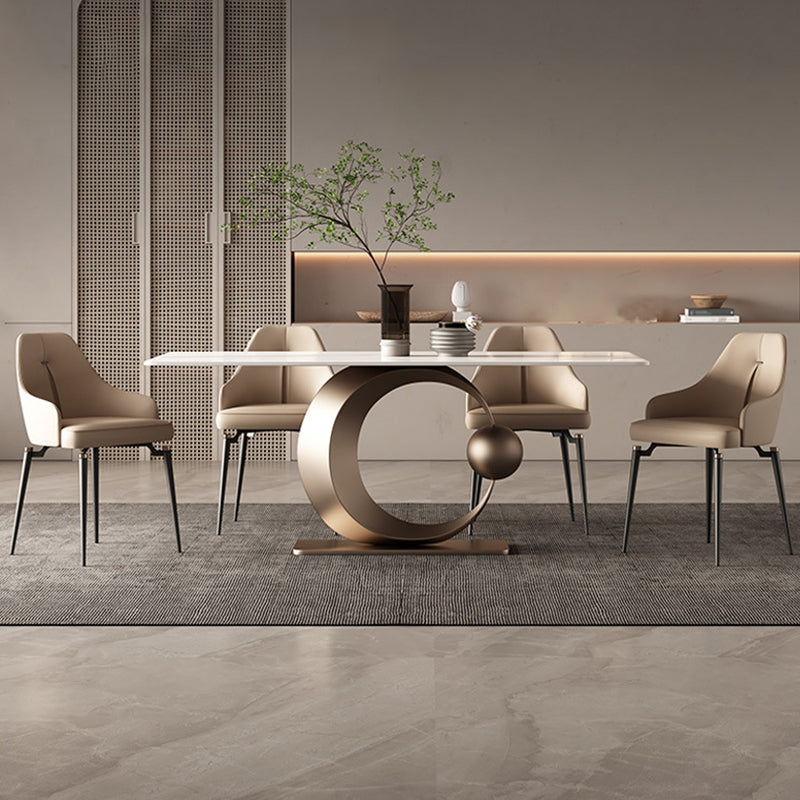 Set da tavolo rettangolare glam 1/2/5/7 pezzi set da pranzo per uso domestico