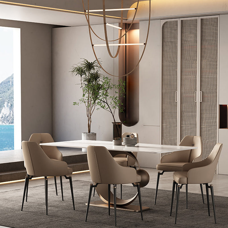 Set da tavolo rettangolare glam 1/2/5/7 pezzi set da pranzo per uso domestico