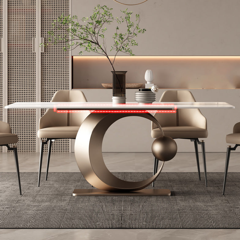 Set da tavolo rettangolare glam 1/2/5/7 pezzi set da pranzo per uso domestico