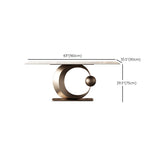 Ensemble de table de rectangle Glam 1/2/5/7 Pièces Pièces Ensemble de restauration à domicile