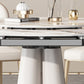 Glam Rectangle Table Set 1/3/4/5/7/9 Pieces Dining Set for Home Use