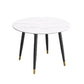 Modern 1/5 Pieces Dining Set Round Stone Dining Table for Living Room