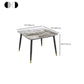 Modern 1/5 Pieces Dining Set Round Stone Dining Table for Living Room