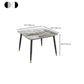 Modern 1/5 Pieces Dining Set Round Stone Dining Table for Living Room