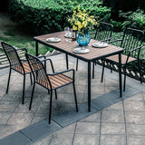 Modern Wood Dining Table Set 1/4/5/7 Pieces Dining Set for Home Use Clearhalo 'Dining Room Sets' 'Dining Tables & Seating' 'dining_room_set' 'furn' 'furn_dining_room_set' 'Furniture' 'Kitchen & Dining Furniture' 6146767