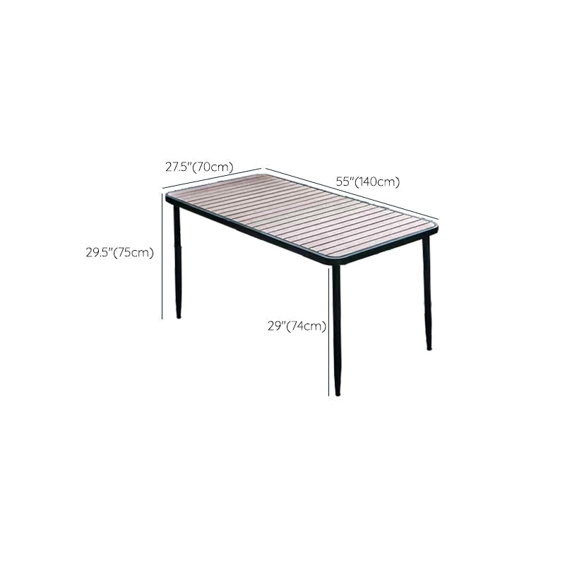 Modern Wood Dining Table Set 1/4/5/7 Pieces Dining Set for Home Use Clearhalo 'Dining Room Sets' 'Dining Tables & Seating' 'dining_room_set' 'furn' 'furn_dining_room_set' 'Furniture' 'Kitchen & Dining Furniture' 6146769