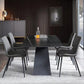 Contemporary Rectangle Table Set 1/5/6/7 Pieces Dining Set for Restaurant