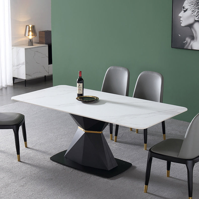 Eigentijdse rechthoektafel ingesteld 1/5/6 stukken eetgelegenheden voor thuisgebruik