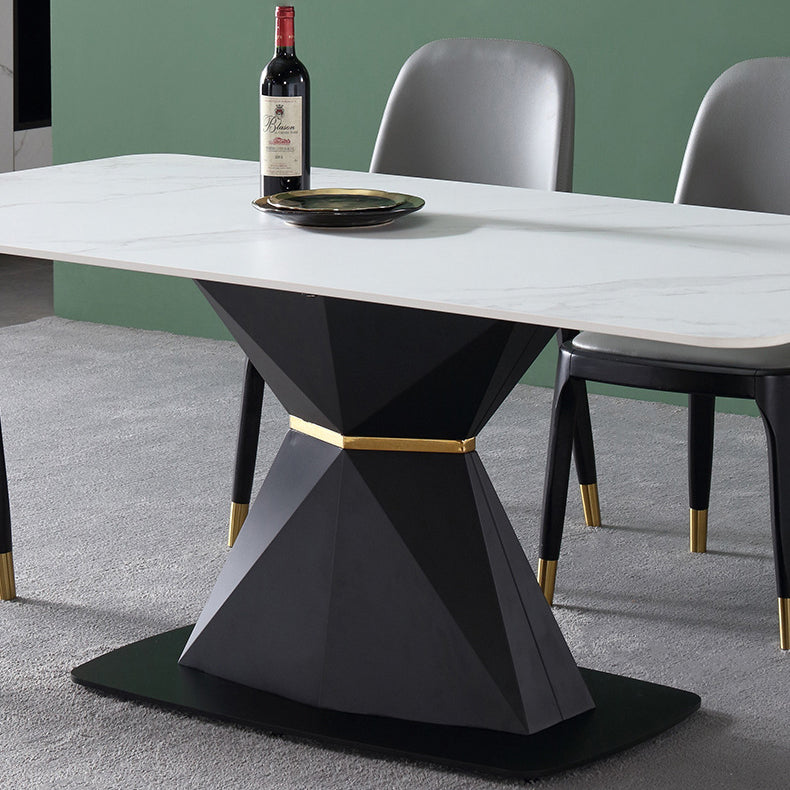 Eigentijdse rechthoektafel ingesteld 1/5/6 stukken eetgelegenheden voor thuisgebruik