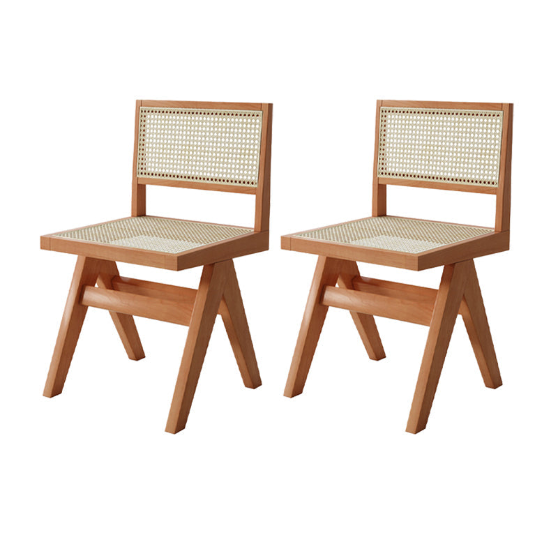 Modern 1/2/5 stukken Dinerset rechthoekige dennenhout eettafel voor eetkamercafé