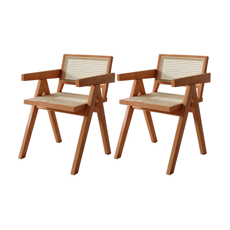 Modern 1/2/5 stukken Dinerset rechthoekige dennenhout eettafel voor eetkamercafé