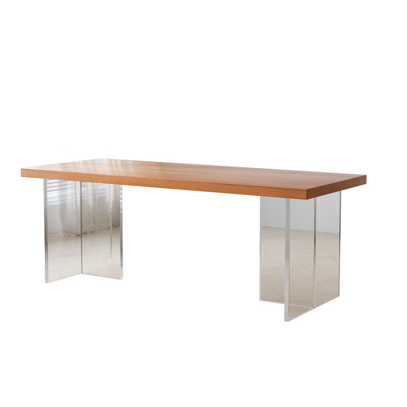 Modern 1/2/5 stukken Dinerset rechthoekige dennenhout eettafel voor eetkamercafé