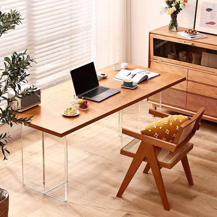 Modern 1/2/5 stukken Dinerset rechthoekige dennenhout eettafel voor eetkamercafé