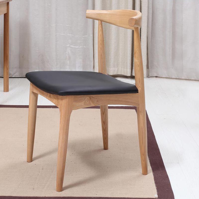 Modern 1/9 Pieces Dining Set Rectangle Pine Wood Dining Table for Dining Room 1 Black Chair Clearhalo 'Dining Room Sets' 'Dining Tables & Seating' 'dining_room_set' 'furn' 'furn_dining_room_set' 'Furniture' 'Kitchen & Dining Furniture' 6146854