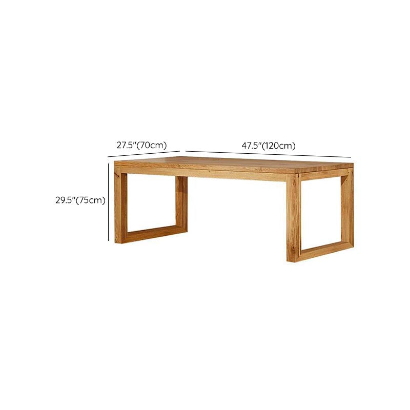 Modern 1/9 Pieces Dining Set Rectangle Pine Wood Dining Table for Dining Room Clearhalo 'Dining Room Sets' 'Dining Tables & Seating' 'dining_room_set' 'furn' 'furn_dining_room_set' 'Furniture' 'Kitchen & Dining Furniture' 6146867